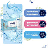 Chusteczki nawilżane Kindii Water Care - Chusteczki Aqua Baby - 100% Wiskoza, 99,9% Woda, Ekstrakt z Grejpfruta, Rozmiar szalika 150x200, 100% Biodegradowalne, Bez Plastiku, Chusteczki Oczyszczające do Skóry Wrażliwej