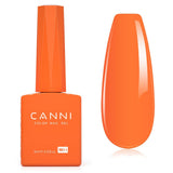 Żelowy lakier do paznokci CANNI, półtrwały, ciemnofioletowy, lakier do paznokci, żel UV, Soak Off, Manicure
