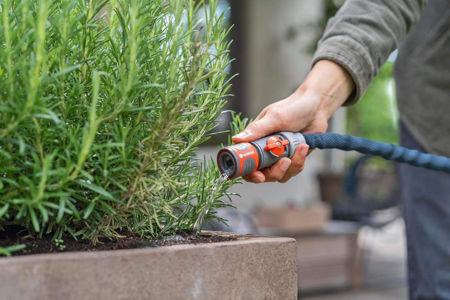 Wąż tekstylny Gardena Liano Xtreme 1/2", zestaw 10 metrów + adapter wewnętrzny