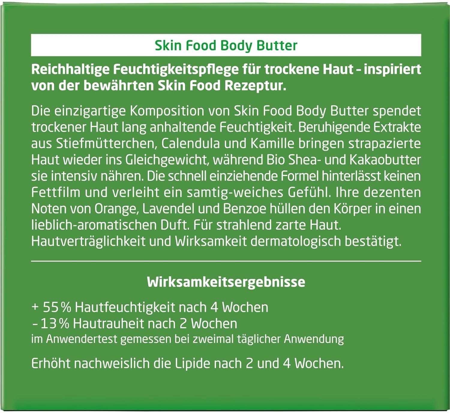 WELEDA Organiczne masło do ciała Skin Food, unisex krem ​​do pielęgnacji ciała do pielęgnacji skóry suchej i szorstkiej, 150 ml Prysznic i kąpiel Naty Shop