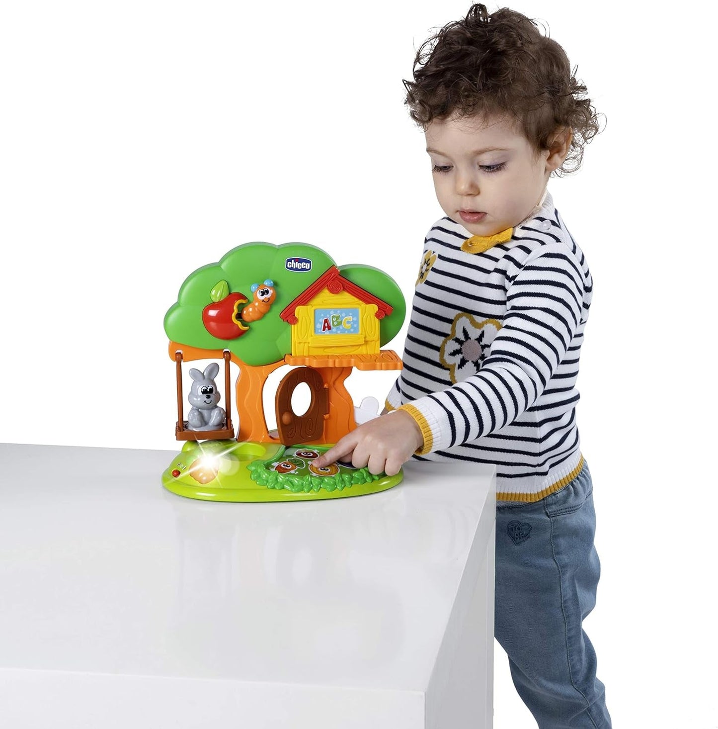 Chicco - Bunny House, zabawka elektroniczna, zestaw do zabawy, wiek 1-4 lata. Zabawki dla niemowląt Naty Shop
