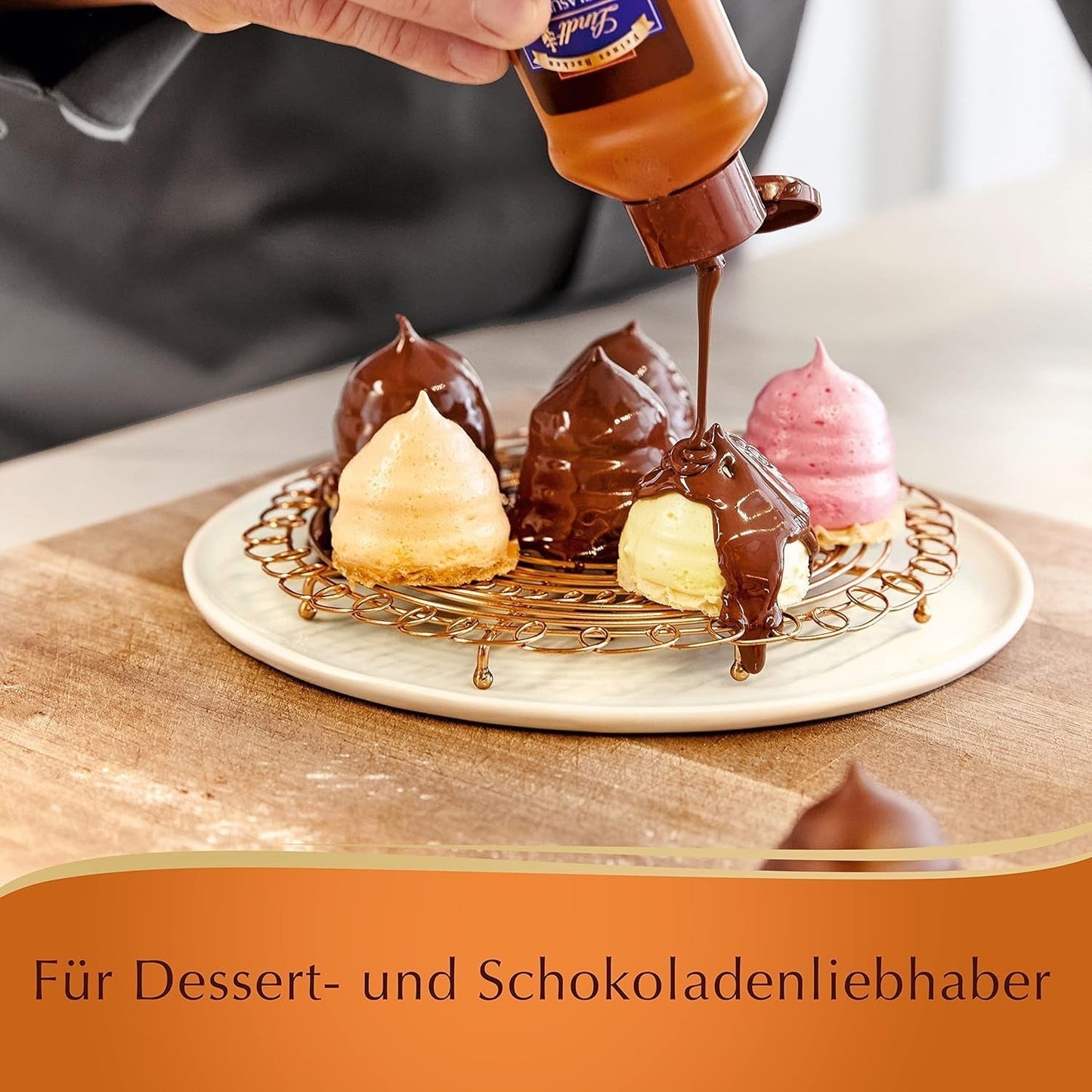 Lindt Schokolade - GLASUR Vollmilch | 10 X 200 G | Vollmilch Glasur Für Einen Feinen Überzug Bei Kuchen, Torten, Gebäck Oder Eis | SZKŁO | Powrót | Schokoladengeschenk Glazury i dekoracje Naty Shop