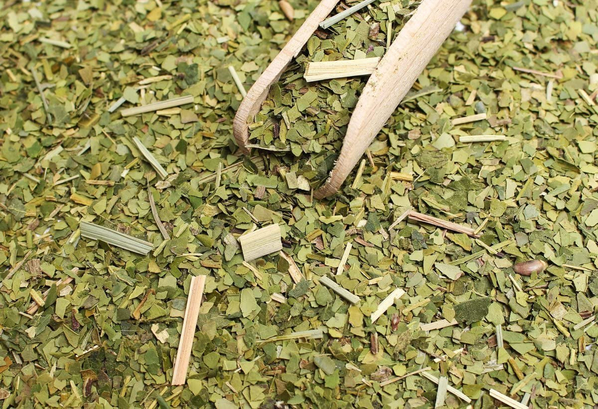BIO Organiczna herbata Mate ● Herbata Yerba Mate z trawą cytrynową ● 200 g Świeżej brazylijskiej herbaty Mate ● Niepalona, ​​suszona gorącym powietrzem ● Tylko składniki organiczne ● Herbata zielona sypka