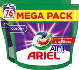 Detergent Ariel PODS All-In-1, 76 prań, detergent kolorowy, czyszczenie jasne Detergenty Rufe Naty Shop 76 kapsułek Model Poprzedni