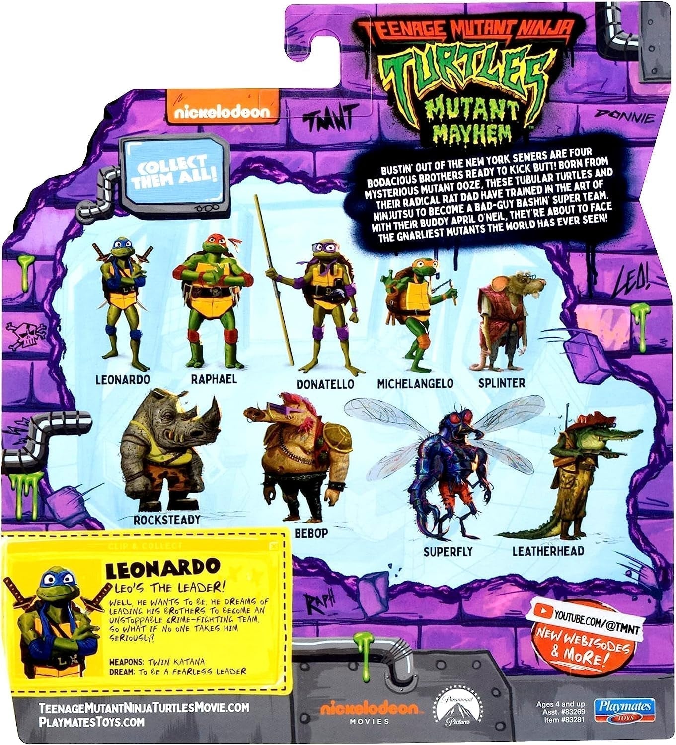TEENAGE MUTANT NINJA Turtles - Leonardo Figurka podstawowa Figurki Naty Shop