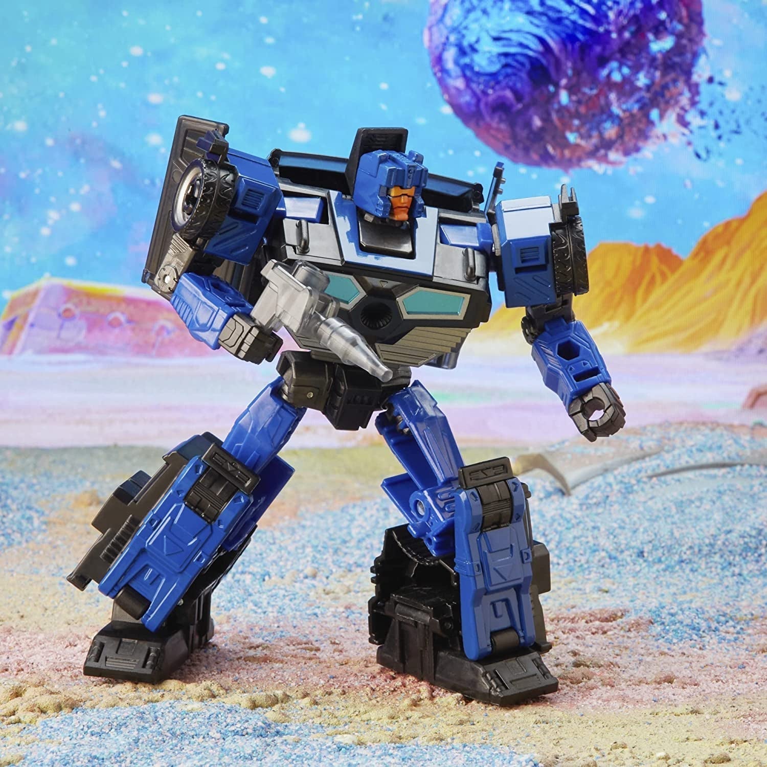Transformers Generations Legacy Toy 14 cm duża figurka Deluxe ze skrzynią korbową, wiek 8+ Figurki Naty Shop