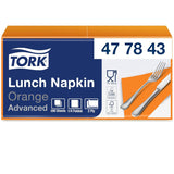 Tork 477840 Limonkowe serwetki obiadowe / 2-warstwowe serwetki do małych posiłków lub przekąsek / Zaawansowana jakość / 10 X 200 (2000) serwetki papierowe / 32,6 X 33 cm (dł. x szer.) / złożenie na 1/4