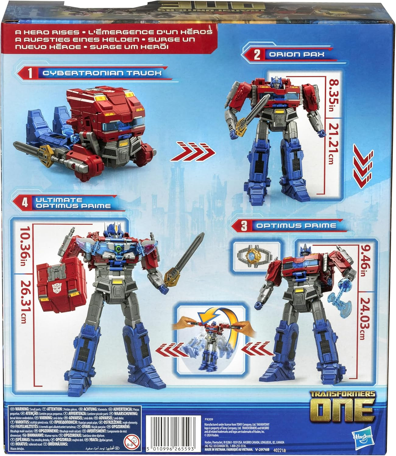 Interaktywna figurka Transformers One Power Flip Optimus Prime (Orion Pax) Figurki Naty Shop