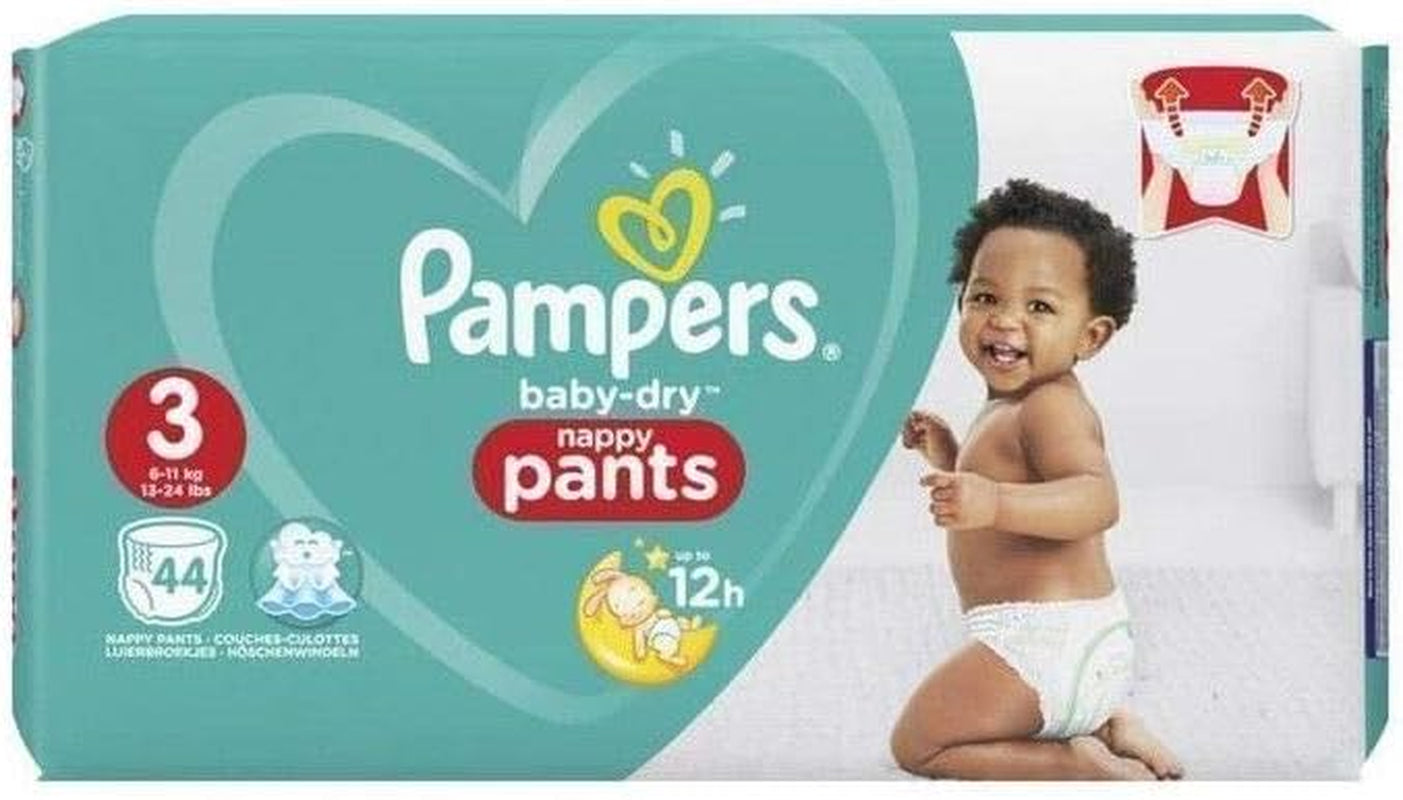 Pieluszki Pampers Baby-Dry rozmiar 8, 43 pieluchy, od 19 kg, opakowanie Jumbo+
