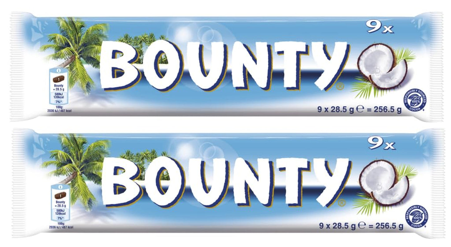 Batoniki czekoladowe Bounty | Kokos i Czekolada | Różne wielkości opakowań