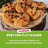 FRECHE FREUNDE Organiczne wyciskane torebki owocowe z jabłkami, truskawkami, burakami i marchewką, puree owocowo-warzywne w wyciskanej torbie dla dzieci od 6. miesiąca życia, wegańskie, opakowanie 6 szt. (6 x 100 g)