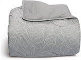 Foppapedretti Notte & Natura Pearl Wave narzuta na podwójne łóżko, poszewka 100% bawełny, wyprodukowana we Włoszech. Kołdry i kołdry Naty Shop Fala pereł King Single