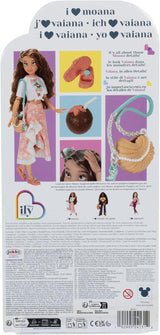 Lalka Vaiana z akcesoriami, 29 cm, 13 punktów artykulacji, na oficjalnej licencji Jakks Pacific. W komplecie z akcesoriami, które można łączyć i błyszczącym pierścionkiem Mickey!