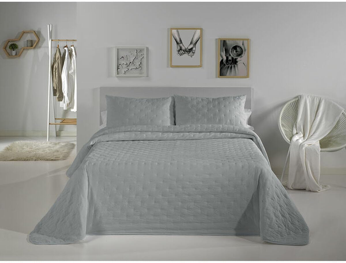 Pierre Cardin 1 Bouti Dots - Łóżko 90 cm - Kolor Szary C5 Kołdry i kołdry Naty Shop Szary, Łóżko C5 105 cm
