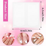 1620 Stück French Schablonen Nägel, French Nail Schablone, Maniküre Schablonen, Selbstklebende Nail Art Naklejka Frenchs Für DIY Nageldesign Maniküre Dekoration Nageldesign Zubehör
