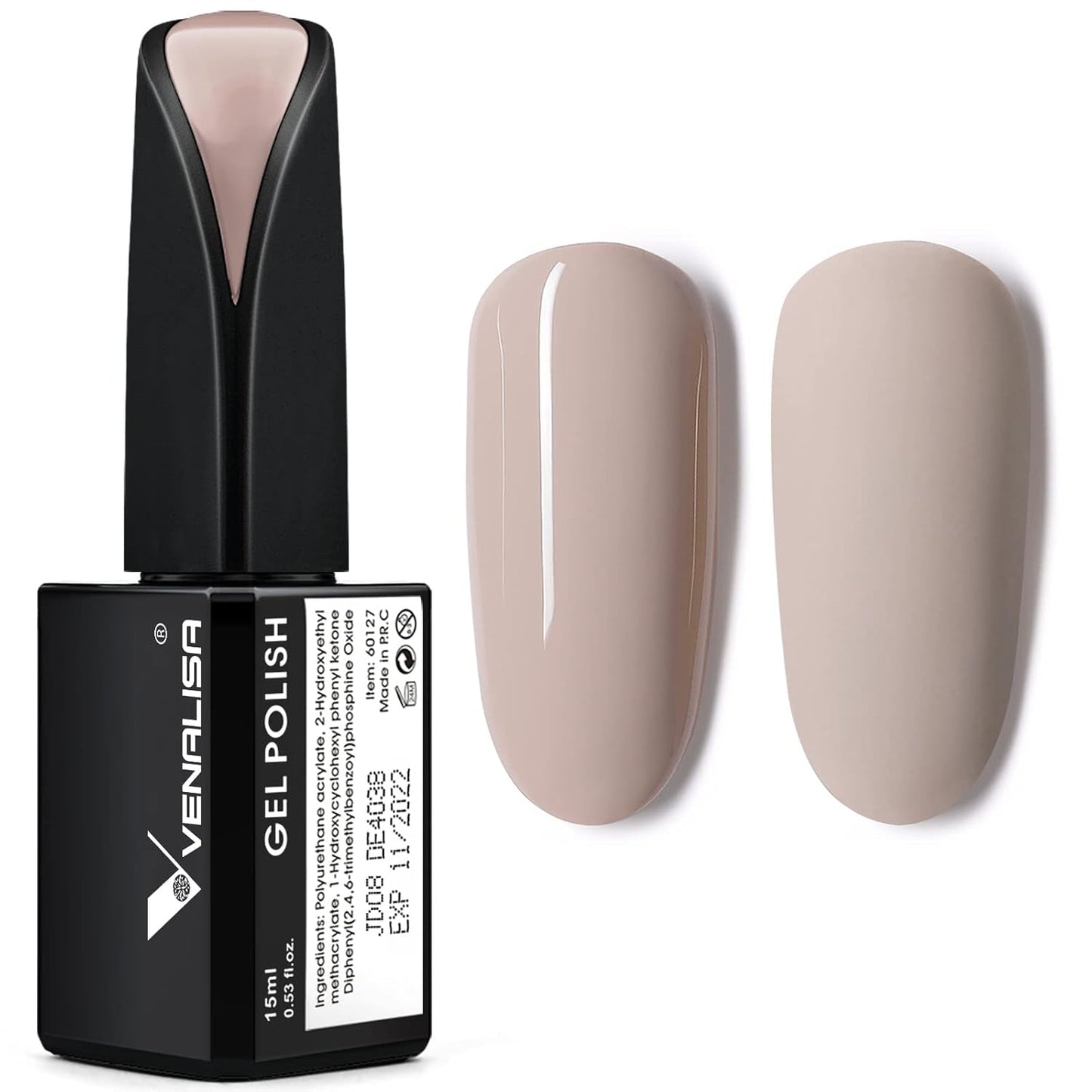 VENALISA koralowo-pomarańczowy lakier do paznokci UV 15ml żelowy lakier do paznokci do lampy UV do paznokci przezroczysty koralowo-pomarańczowy żelowy lakier do paznokci modele do samodzielnego projektowania paznokci