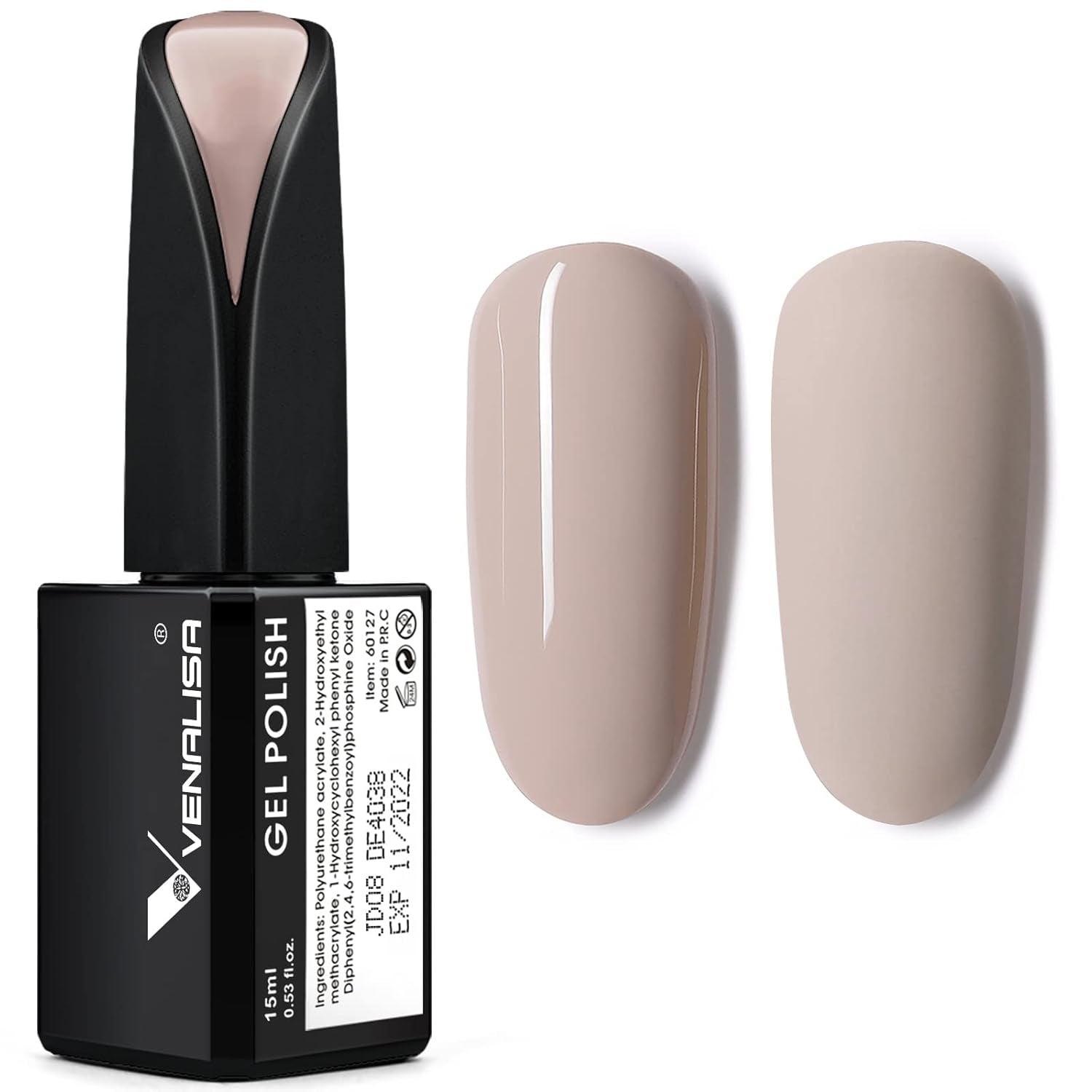 VENALISA koralowo-pomarańczowy lakier do paznokci UV 15ml żelowy lakier do paznokci do lampy UV do paznokci przezroczysty koralowo-pomarańczowy żelowy lakier do paznokci modele do samodzielnego projektowania paznokci