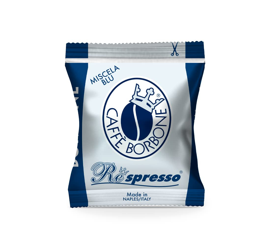 Caffè Borbone Respresso, Blue Kaffeemischung - 100 kapsułek - Kompatybilne z Nespresso®* Haushalts-Espressomaschinen
