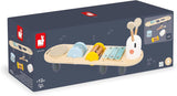 Janod - Utwory muzyczne Sweet Cocoon - 5 muzycznych zajęć dla dzieci - Wczesna edukacja muzyczna - Drewniana zabawka FSC - Od 12 miesiąca, J04058 Baby Toys Naty Shop