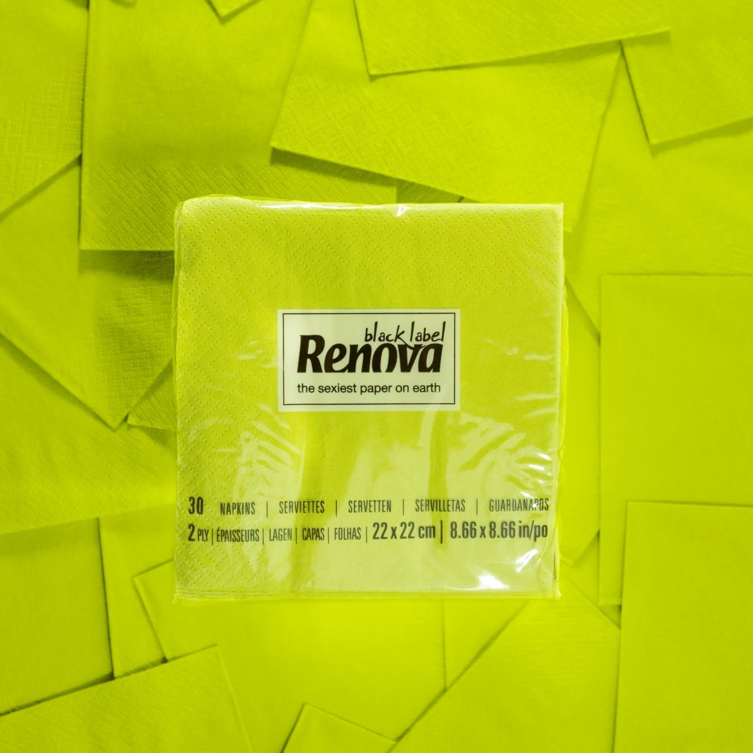 Serwetki papierowe Renova Cocktail Green - 30 serwetek