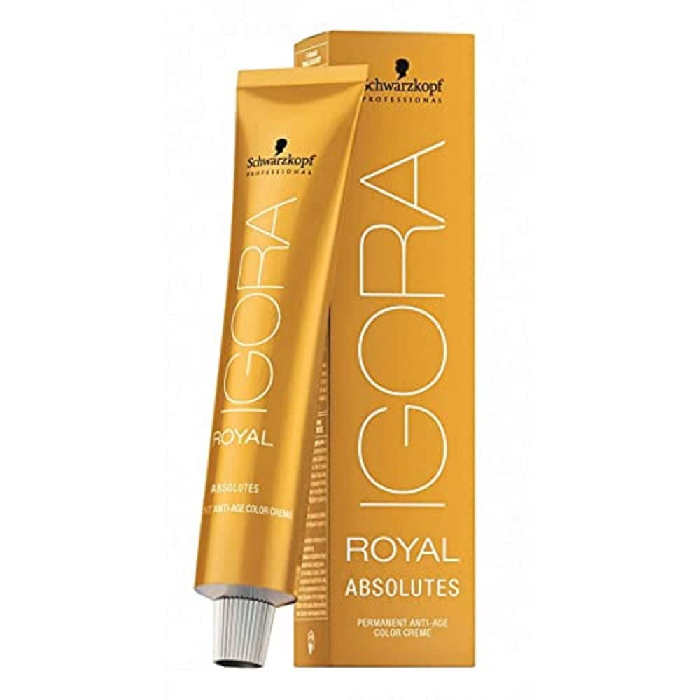Igora Royal Absolute Age Blend Farba do włosów, 7-560 Czekoladowy złoty średni blond, 60ml Naty Shop Farba do włosów 9-50 Bardzo jasny blond Naturalne złoto 60 ml (1 opakowanie)