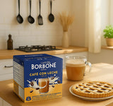 Caffè Borbone Café au Lait - 64 Kapseln - Lösliches Pulvergetränk mit Milchpulver und Instantkaffee - Kompatybilny z Kaffeemaschinen der Marke Nescafè®* Dolce Gusto®*
