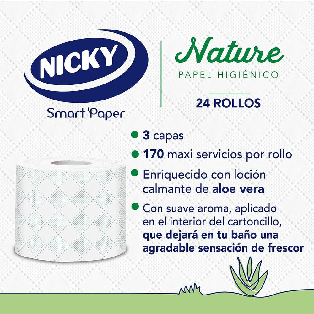 Papier toaletowy Nature, 12 rolek, 3 warstwy