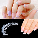 600 sztuk owalne krótkie sztuczne paznokcie 12 rozmiarów półpokrywa akrylowe sztuczne paznokcie porady sztuczne paznokcie do Manicure kobiet Salon DIY (naturalny)