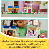 Zestaw LEGO Animal Crossing Nook's Shop i Sophie's House, kreatywna zabawka dla dzieci z 2 minifigurkami z serii gier wideo, prezent dla dziewcząt i chłopców od 7 lat 77050 Zestawy do budowania Besuche den LEGO-Store