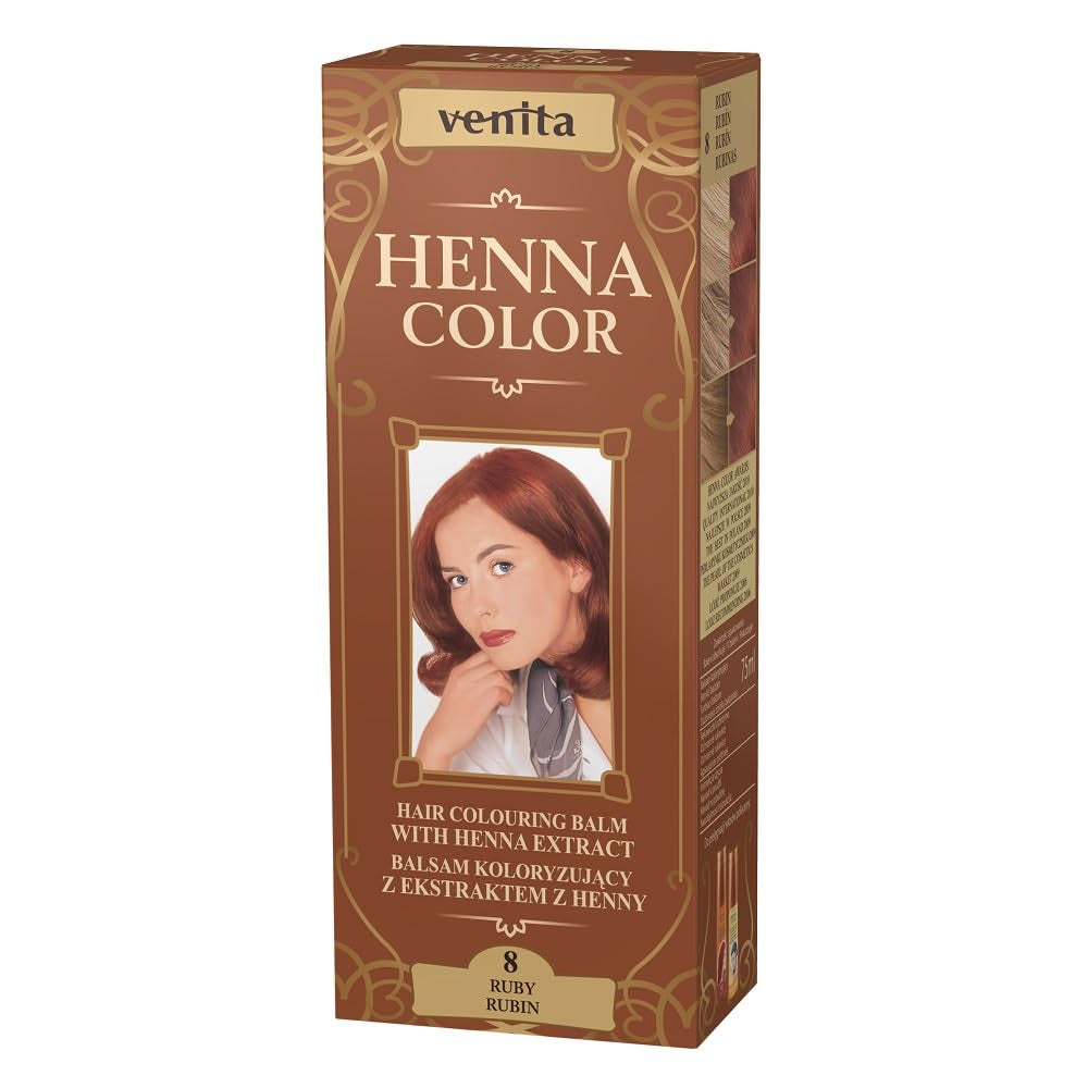 Henna Color 111 Naturalny blond Odżywka do włosów Koloryzacja włosów Naturalny efekt koloryzacji włosów Henna Eco Farba do włosów Naty Shop Rubinowa czerwień 1 sztuka (1 opakowanie)