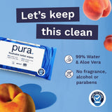 Ekologiczne jednorazowe chusteczki nawilżane 560 chusteczek (14 x 40 chusteczek) Opakowanie miesięczne 100% bez plastiku 99% wrażliwe na wodę Chusteczki nawilżane delikatne do spłukiwania Certyfikowane biodegradowalne wegańskie