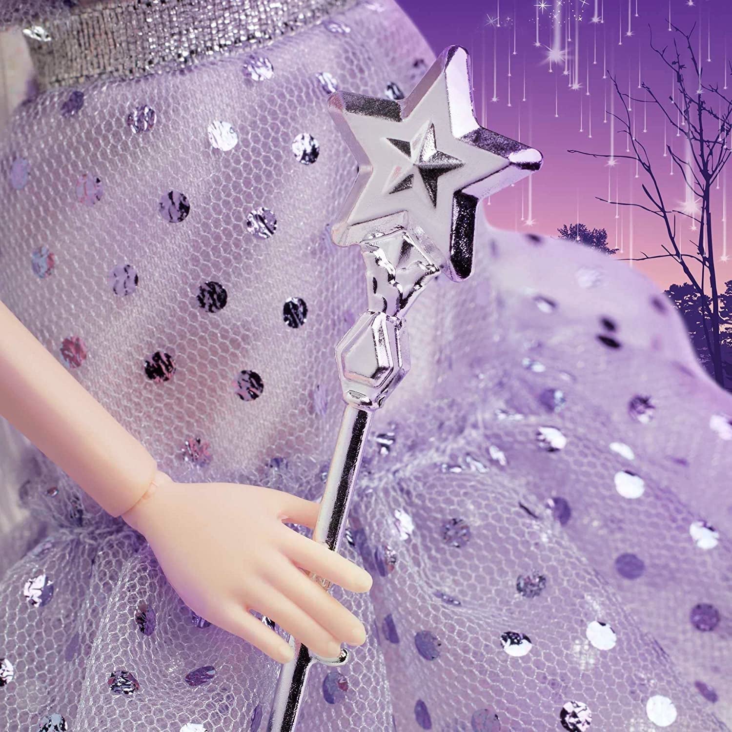 Podpisowa lalka Barbie wróżka-zębuszka, kolekcjonerska lalka ze skrzydłami wróżki, magiczna różdżka i woreczek na monety, prezent dla dzieci w wieku 6+, lalki JCW43 Naty Shop