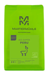Martermühle Peru Bio Kaffeebohnen 1kg mittelkräftig I Arabica I Aromat: mleczna czekolada, nuty kwiatowe, orzechy I Ganze Bio Kaffee-Bohnen schonend geröstet, säurearm