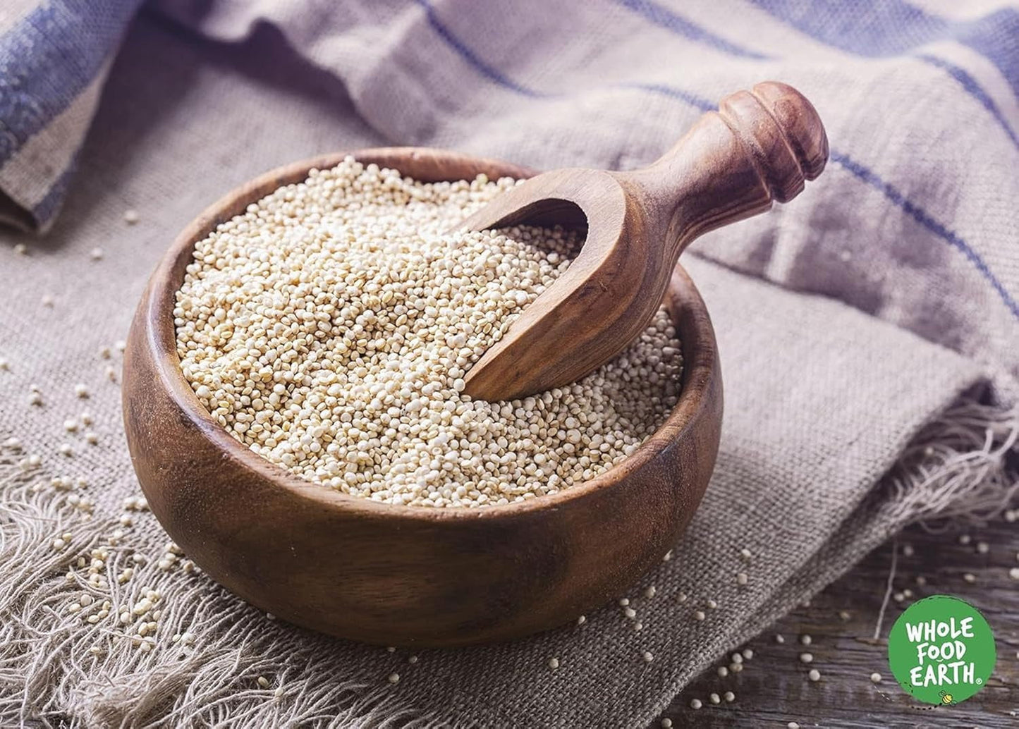 Wholefood Ziemskie ziarna komosy ryżowej - bez GMO - naturalne - wegańskie - bez nabiału - bez dodatku cukru - 3 kg