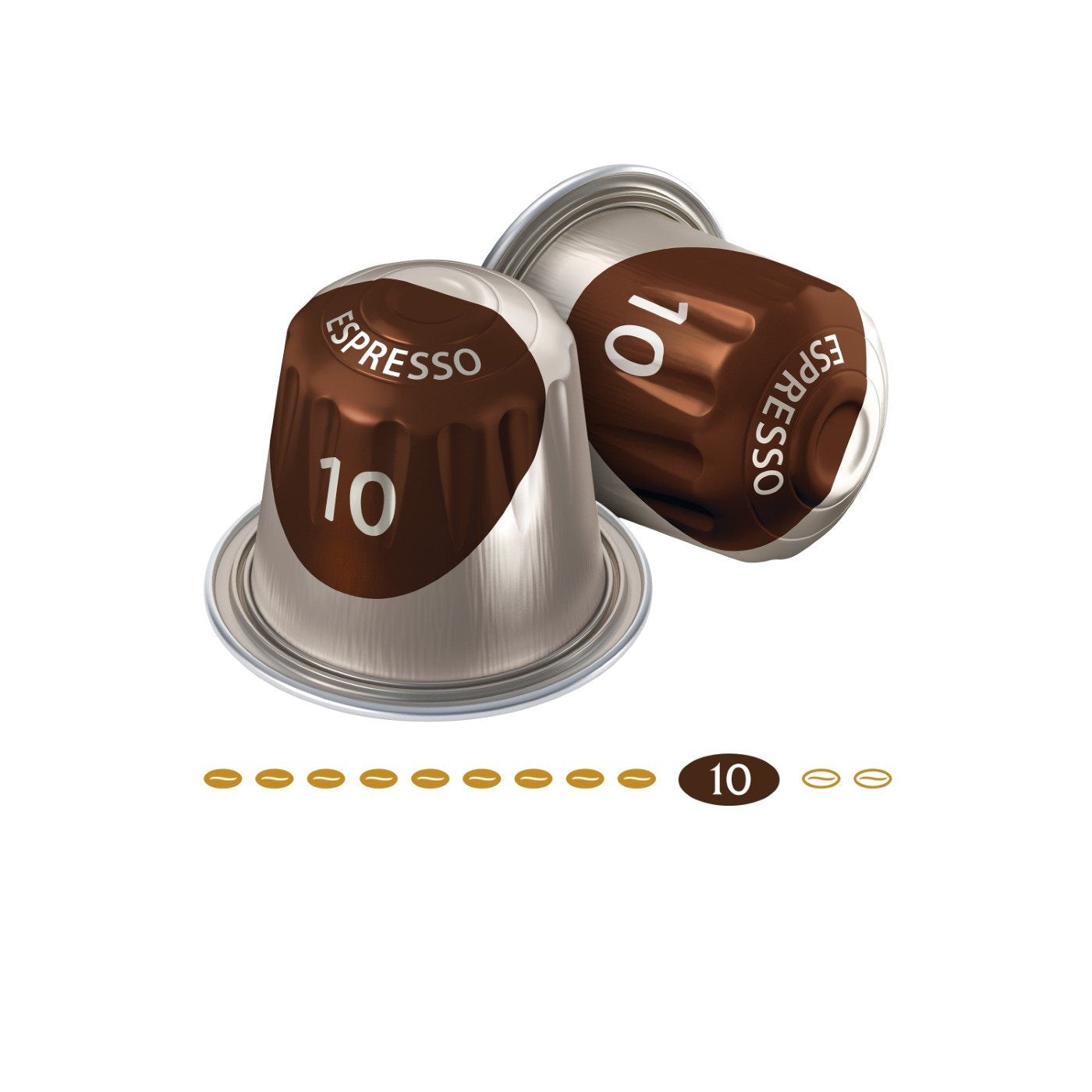 Kaffeekapseln Lungo Intenso, Intensität 8 von 12, 200 Kapseln kompatybilny z Nespresso®*, 10 x 20 Getränke & Kapseln Espresso Intenso, Intensität 10,100 Kaffeekapseln kompatybilny z Nespresso®*, 10x10
