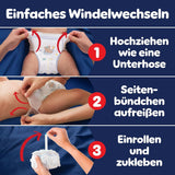 Pampers Night Pants rozmiar 6, 138 sztuk, 13kg-19kg, zapewniają dodatkową ochronę przez całą noc.