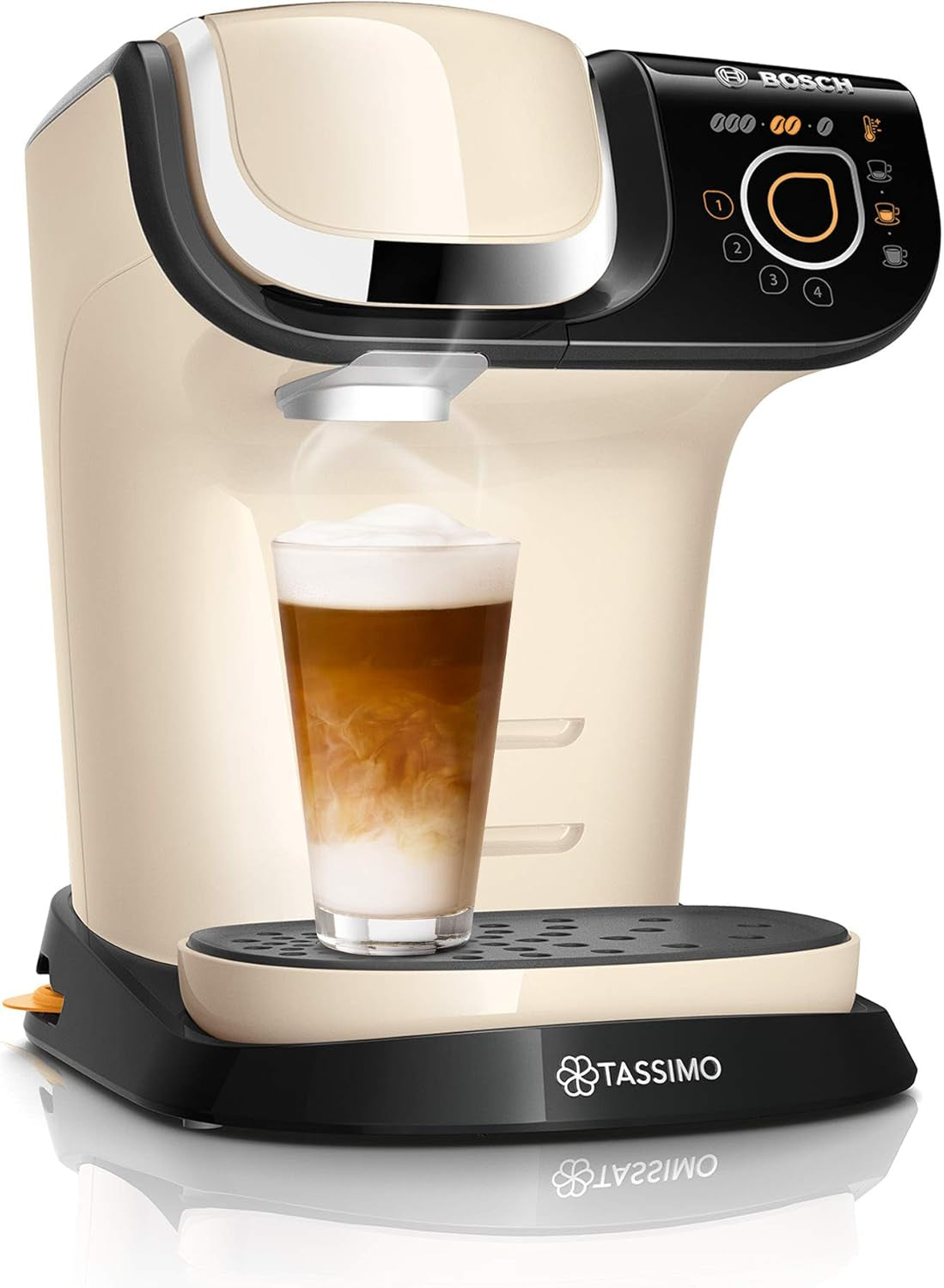 Ekspres do espresso Tassimo My Way z 2 kapsułkami TAS6502 z filtrem wody, ponad 70 napojów, personalizacja napojów, różnorodność kaw, łatwe parzenie, 1500 W, czarny