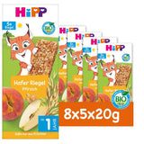 HiPP Lynx Batony owsiane z brzoskwiniami, od 1 roku, 8 x (5x20g)