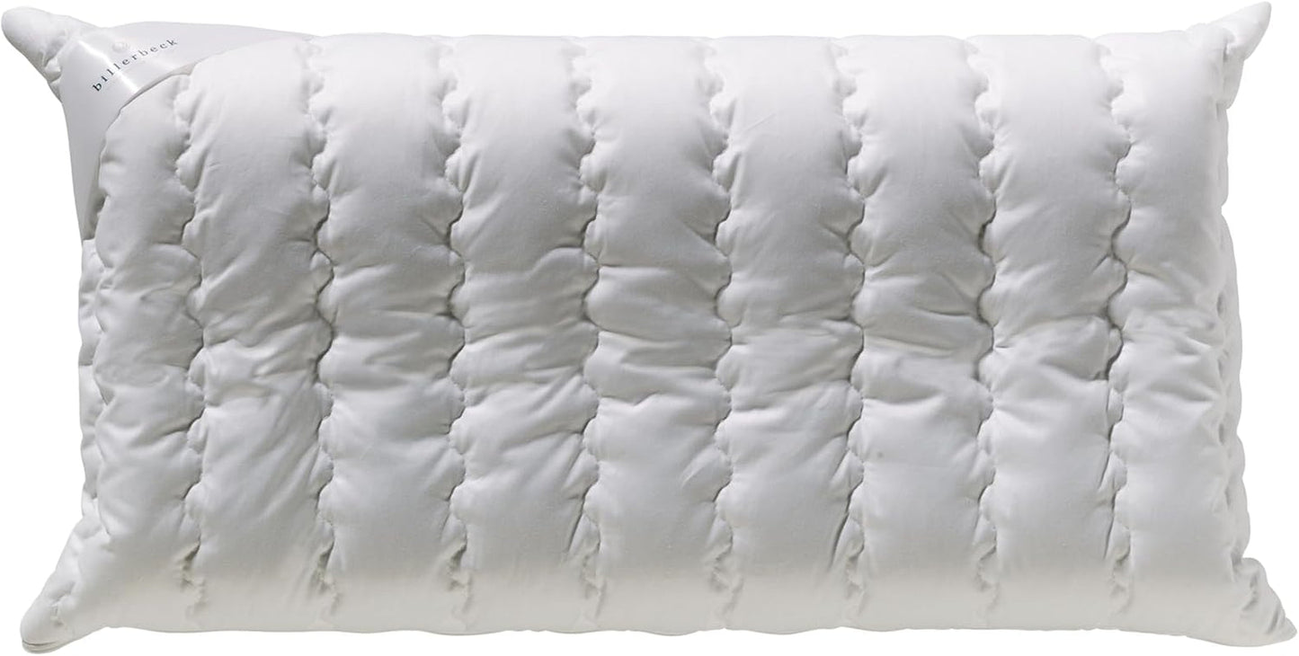 Billerbeck Pillow S20 Latex - Poduszka pod kark 40 X 80 cm - Poduszka pod kark z miękkim rdzeniem lateksowym, biała Naty Shop Standardowe poduszki lateksowe