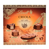 Czekolada Lindta | Creole Praline Box | 100g | 9 pralin w 4 pysznych asortymentach, wykonanych w 100% z delikatnego kakao, bez alkoholu | Chocolate gift set