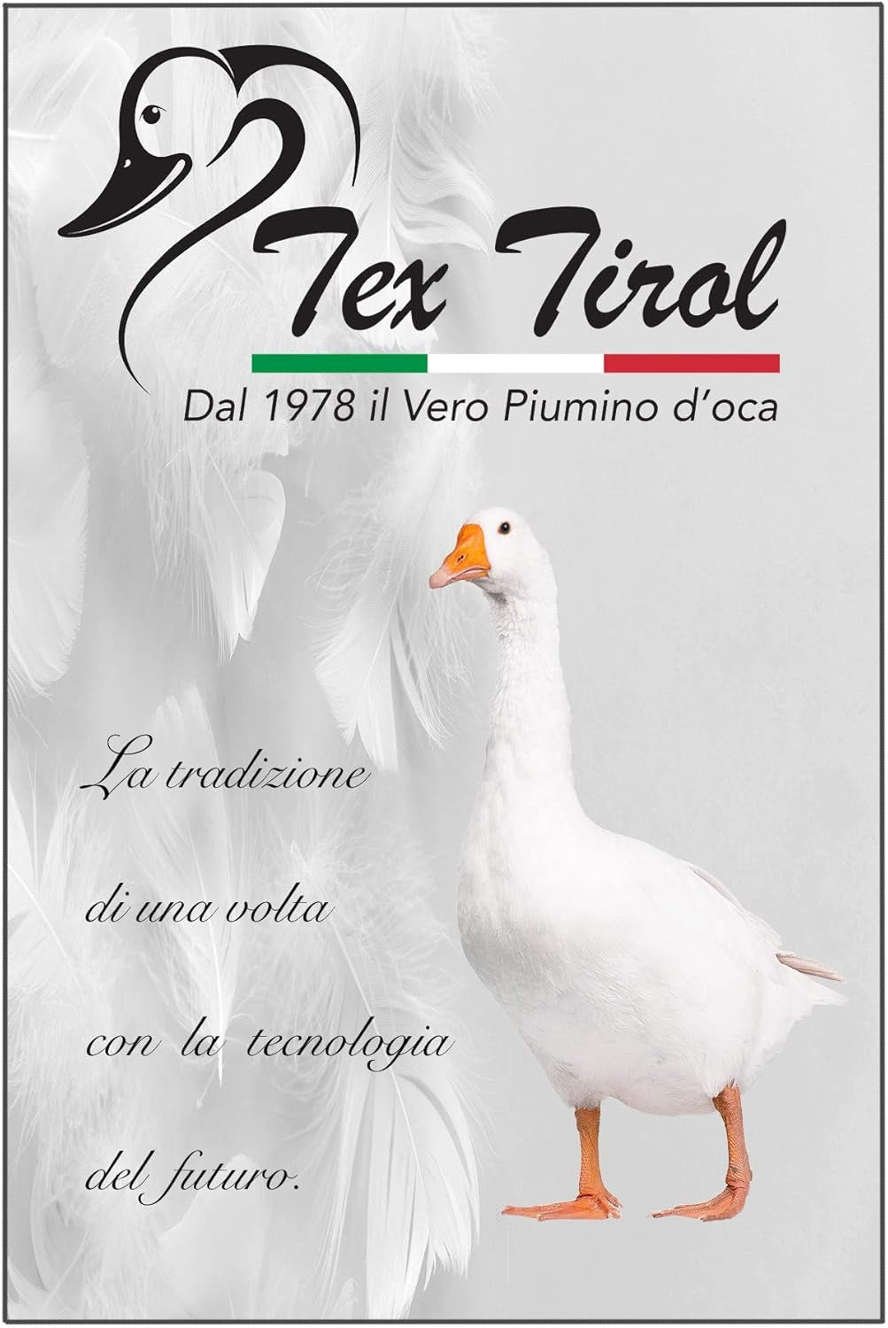 Poduszka Dolomiti Tex Tirol, puch, puch gęsi Naty Shop standardowe poduszki