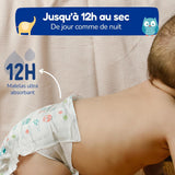 - Rozmiar pieluszki 4+ 9-20 kg – Ökologische Babywaidern – natürliche Babypflege, hipoallergen, ohne Parfüm und auslaufsicher – hermestellung we Francji – 126 pieluszek jednorazowych – 1 miesiąc