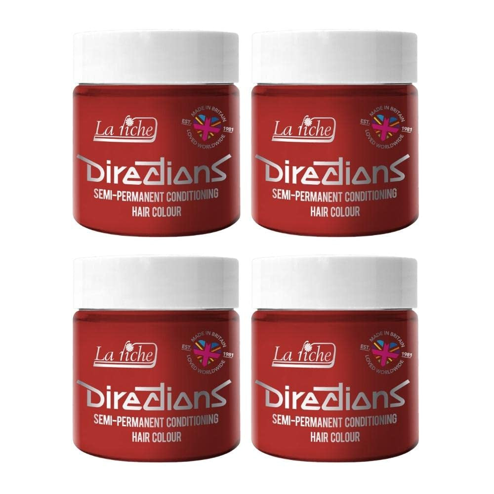 Sposób użycia Półtrwała farba do włosów 100 ml tubka - Deep Purple Naty Shop Poppy red farba do włosów 100 ml (4 szt. w opakowaniu)