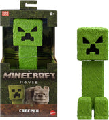 Mattel Zestaw fabularny Minecraft z 4 figurkami i 3 akcesoriami Spotkania w całym świecie Zestaw kolekcjonerska inspirowana filmem Minecraft Kolekcjonerska zabawka JFR70 Figurki Naty Shop Creeper z zestawem akcesoriów