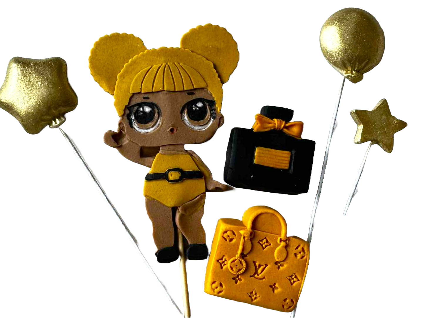 Zestaw jadalnych dekoracji, LOL Doll Dekoracje ze sklepu Sugar Paste Nati