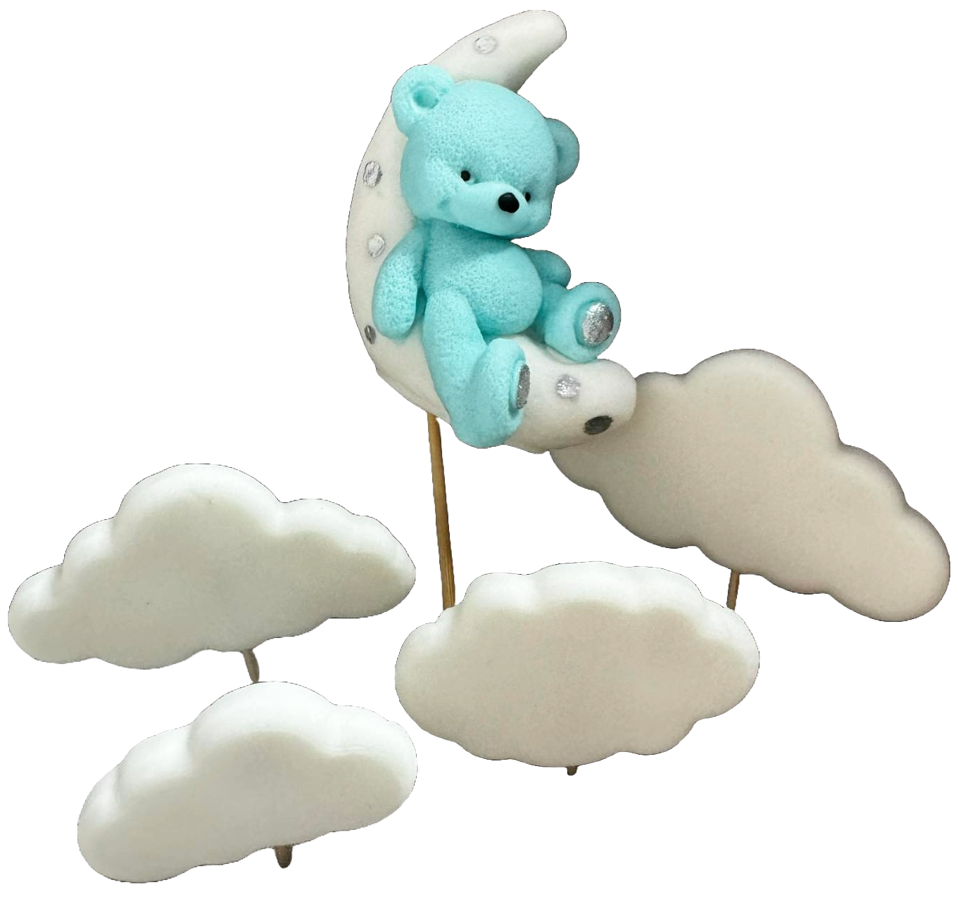 Zestaw 5 jadalnych dekoracji z cukru, Ursulet Sugar Paste Decores Naty Shop
