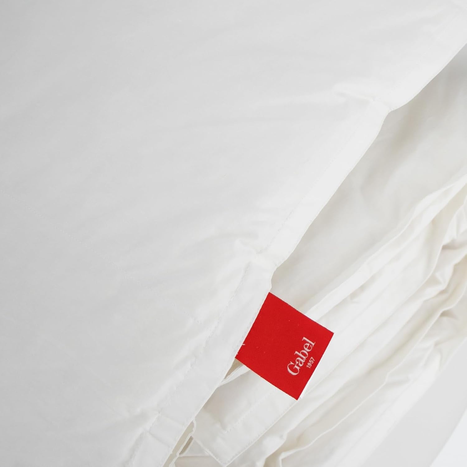 Nottetempo, kołdra z gęsim puchem, łóżko pojedyncze, 205 x 155 x 2 cm, Bianco Kołdry i kołdry Naty Shop