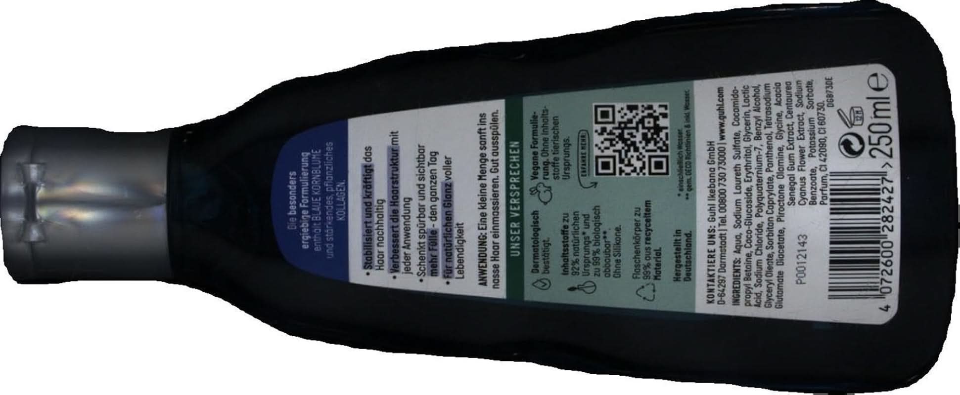 Szampon zwiększający objętość Guhl Long Term - 250 ml Naty Shop