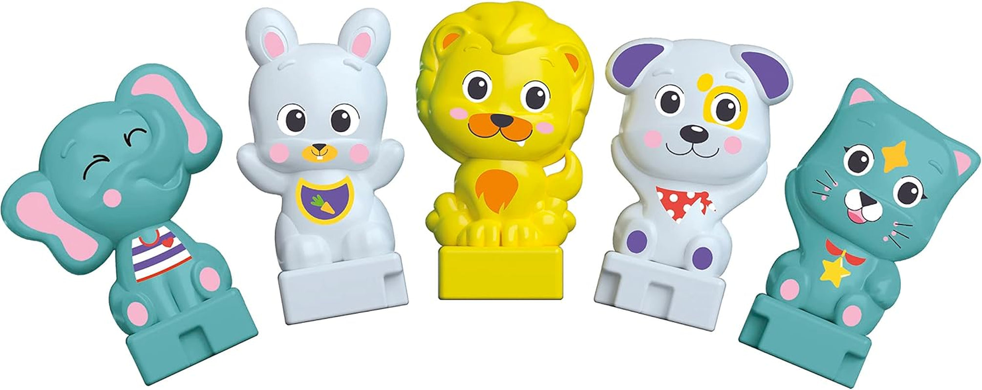 Clementoni Animali-3 Mówiący interaktywny, rozkładany elektryczny pociąg zabawkowy dla 1-letniego dziecka (wersja włoska) Made in Italy Multicolor 17740 Jucarii Bebe Naty Shop