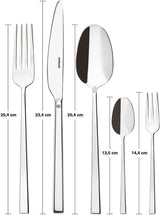 Sambonet 52562-N2 Rock ze stali nierdzewnej - Monoblokowy zestaw sztućców ze stali nierdzewnej 18/10 Kitchen Naty Shop